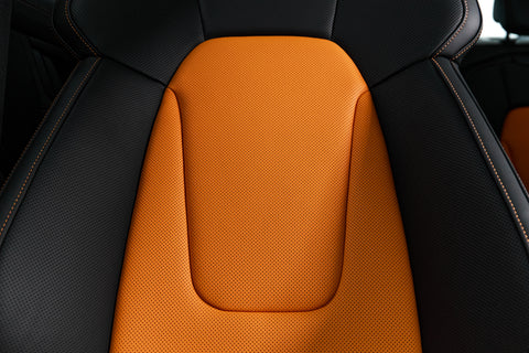 Porsche Taycan Turbo Sport Limousine in PTS Pastelorange MY2023