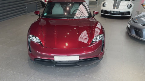 Porsche Taycan Sport Limousine in Cherry Metallic MY2022